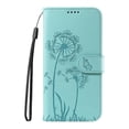 thumbnail image 2 of For Samsung Galaxy S26 Ultra 5G 6.9" Wallet Case ,Dandelion Embossed Pattern with Card Slots, Durable Shockproof Magnetic Flip Phone Case, PU Leather Protective Phone Cover with Kickstand,Green, 2 of 9