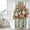 Green, variant on Burnt Orange Floral Shower Curtain, Waterproof Shower Curtains for Bathroom, Rustic Pumpkin Sunflower Botanical Striped Washable Fabric Bathtub Curtain Set Bath Decor with 12 Hooks Extra Long 72"x96"