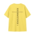 thumbnail image 4 of Rovga Girl T Shirts Short Sleeve Tee With Side Slit Cute Print Round Neck Top Charm Spring Clothes Light Yellow 3-4 Years, 4 of 4
