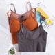 thumbnail image 2 of Camisola grande con forma de U que envuelve el pecho, ropa interior sin tirantes, sujetador deportivo para mujer, fruncido sin anillos de acero, 2 of 6