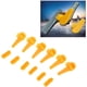thumbnail image 4 of 12 piezas de cambiador de neumáticos, pieza de nailon, montaje de desmontaje, inserto de cabeza de pato, protector de llanta, amarillo, 4 of 5
