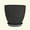 Dark Grey, variant on Amgo Light Grey Simulated Stone Resin Planter - 11.8" H, Drainage Holes & Tray - For Plants/Flowers
