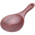 thumbnail image 2 of 4X Cuchara de Madera de Teca Cuchara de Arroz de Madera Maciza Natural de Arroz de Madera Cuchara de Servir de Grande Utensilios de Cocina de Madera, 2 of 8