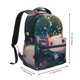 thumbnail image 2 of Fotbe Whimsical Axolotl Fantasy Mochila Casual con Estampado para Escuela, Viajes y Actividades al Aire Libre - Duradera, Ligera y Cómoda, 2 of 5