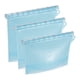 thumbnail image 1 of Bolsas Reutilizables Para Almacenamiento De Alimentos Stand Up 3 Piezas, Bolsas Reutilizables Para Congelador, Bolsas De Almacenamiento A Prueba De Fugas, Bolsas De Silicona Para Alimentos, Bolsas Para Sándwich, Bolsas Para Refrigerios-Azul Unique Bargains juegos de contenedores de almacenamiento de alimentos, 1 of 6