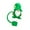 #SG-5, variant on FastXmas St. Patricks Day Green Straw Cover, Patrick's Day Shamrock Silicone Straw Covers for Stanley Cup, Standard Reusable Green Straws Topper for Bottles Decor 1.2 Inch