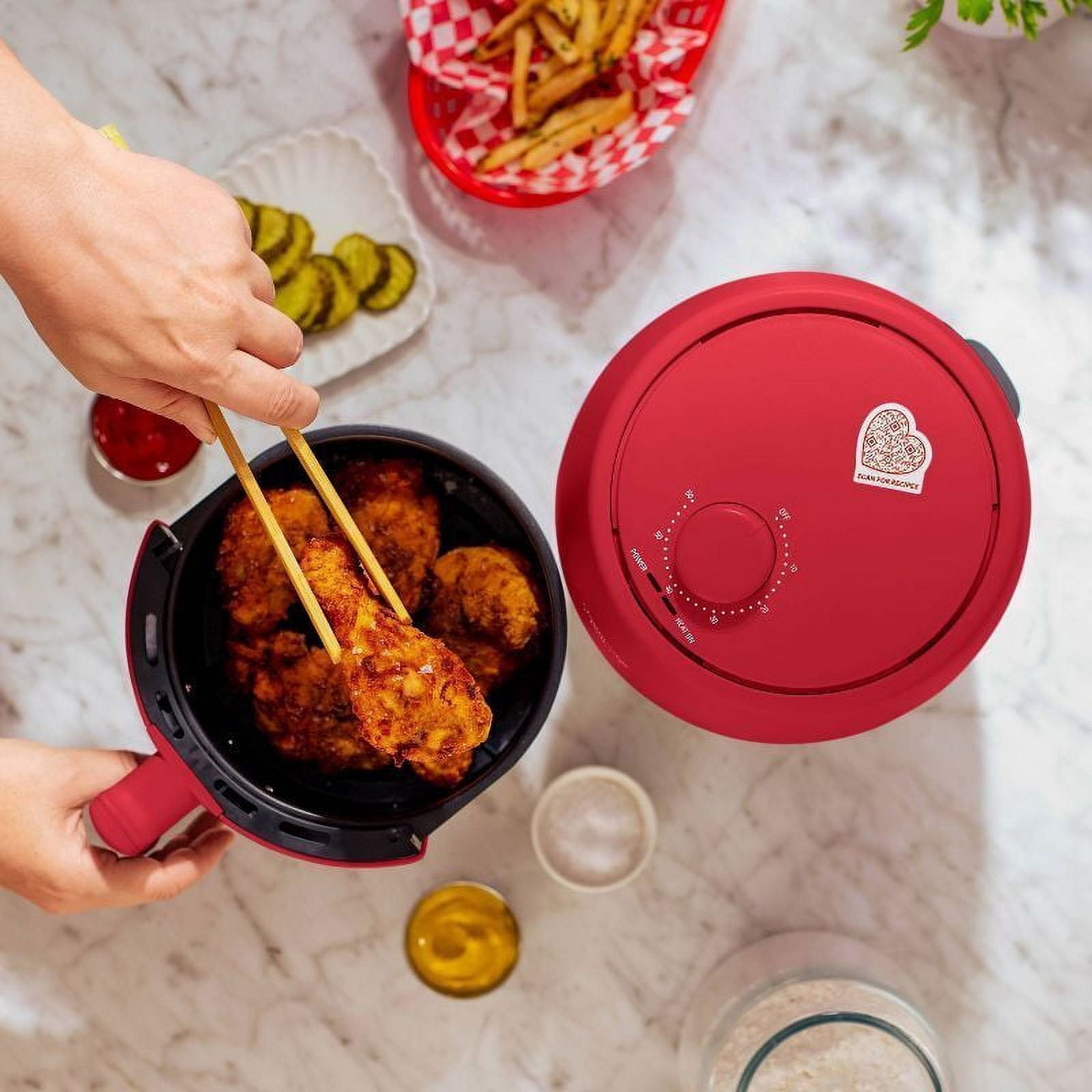 by bella 2.0qt Air Fryer Color Red