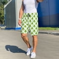 thumbnail image 6 of Rocae Cute green monster for Men's Soft Sleep Pajama Shorts, Waistband and Pockets-4X-Large, 6 of 6