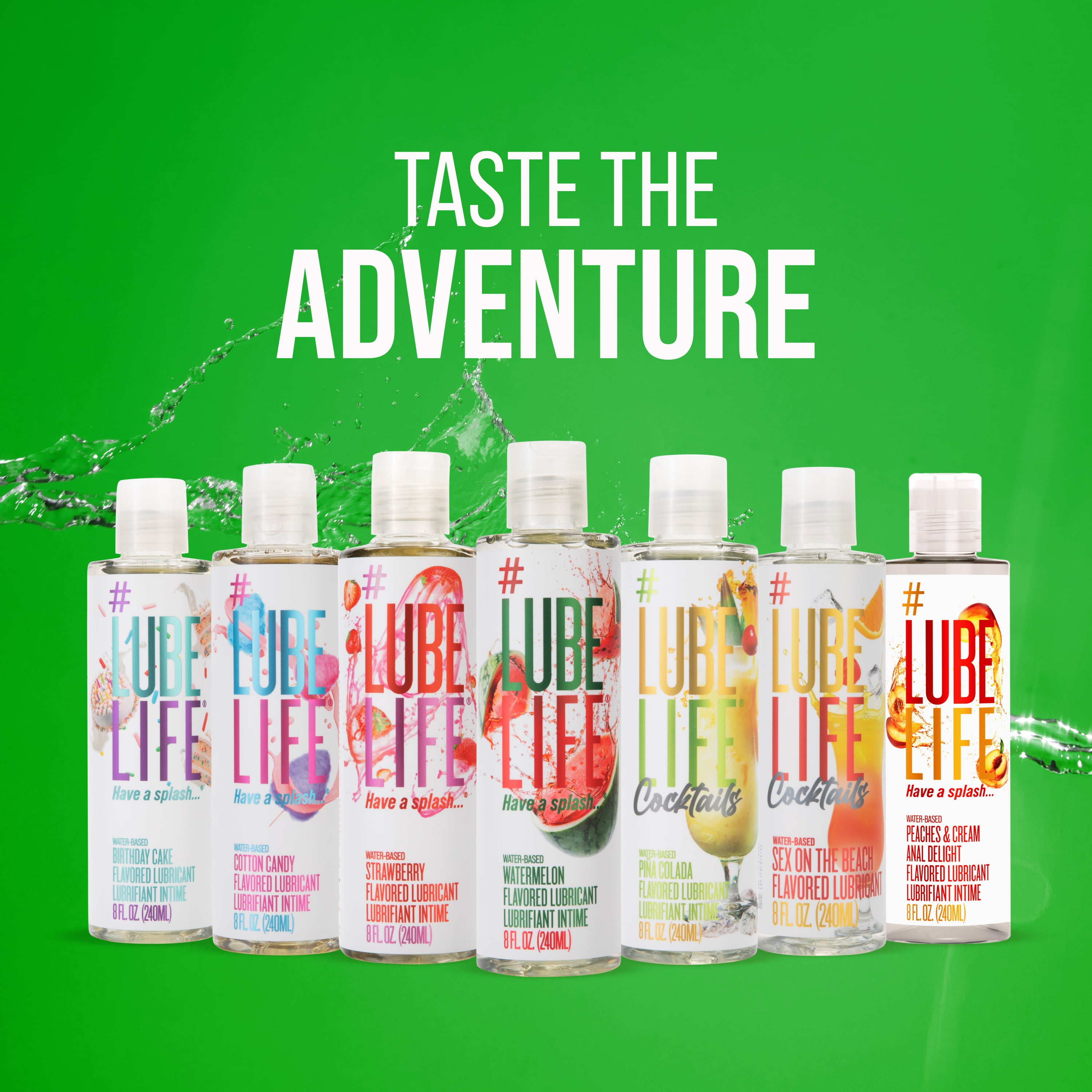2 pack) LUBELIFE Watermelon Flavored Lubricant For Sex, Paraben-Free  Water-Based Lube, 8 fl oz - Walmart.com