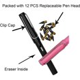 thumbnail image 4 of czcpp-6pcs Eternal Pencils Forever Infinity Mechanical Pencils With 12PCS Nibs Black Long Lasting Technology For School Office Professional Use, 4 of 4