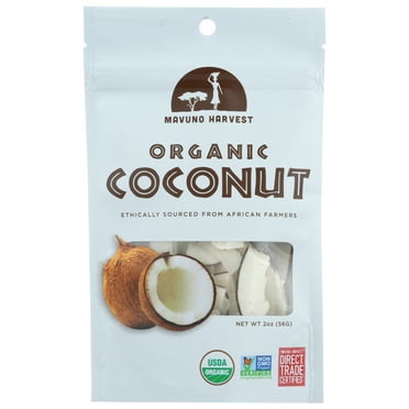 Mavuno Harvest Organic Dried Fruit, Coconut, 2 oz, 6 Count