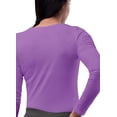 thumbnail image 2 of Sivvan Uniformes Médicos Para Mujer - Camiseta Cómoda De Manga Larga - S8500 - Lavanda - Xs, 2 of 5