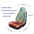thumbnail image 5 of Yiaed Floating Colorful Cereal Print Car Seat Covers,Universal Auto Seats Protector Fits for Car,SUV Sedan,Truck,Automotive Seat Covers & Accessories-2 PCS, 5 of 9