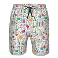 thumbnail image 3 of Pofeuu Chemical Flasks And Test Tubes Prin Men's Swim Trunks Quick Dry Bathing Suit Swimming Board Shorts Mesh Lining Beach Swimwear-Small, 3 of 6