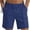 Navy, variant on fatyb Men's Summer Casual Shorts Elastic Waist Drawstring Mens Lightweight Beach Shorts with Pockets
