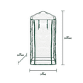 thumbnail image 4 of Zenport SH3205 Vertical Greenhouse with Growing Rack, 1.5'x2.5'x5', Green, 4 of 4