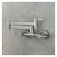 thumbnail image 4 of Brass Pot Filler Faucet Folding Kitchen Faucet With Double Joint Swing Arms Rotated Tap Wall Mounted For Hot And Cold Water ,360° Swivel Spout, 4 of 7