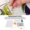 thumbnail image 3 of Kids Latch Hook Kits, Exercise Hands On Skills DIY Latch Hook Rug Kit Soft Bright Colors  For Home Decoration For Girls, 3 of 8