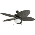 thumbnail image 2 of Prominence Home Inland Breeze 52" Bronze Indoor/Outdoor Ceiling Fan with 5 Blades, Bowl Light Kit, Pull Chains & Reverse Airflow, 2 of 9