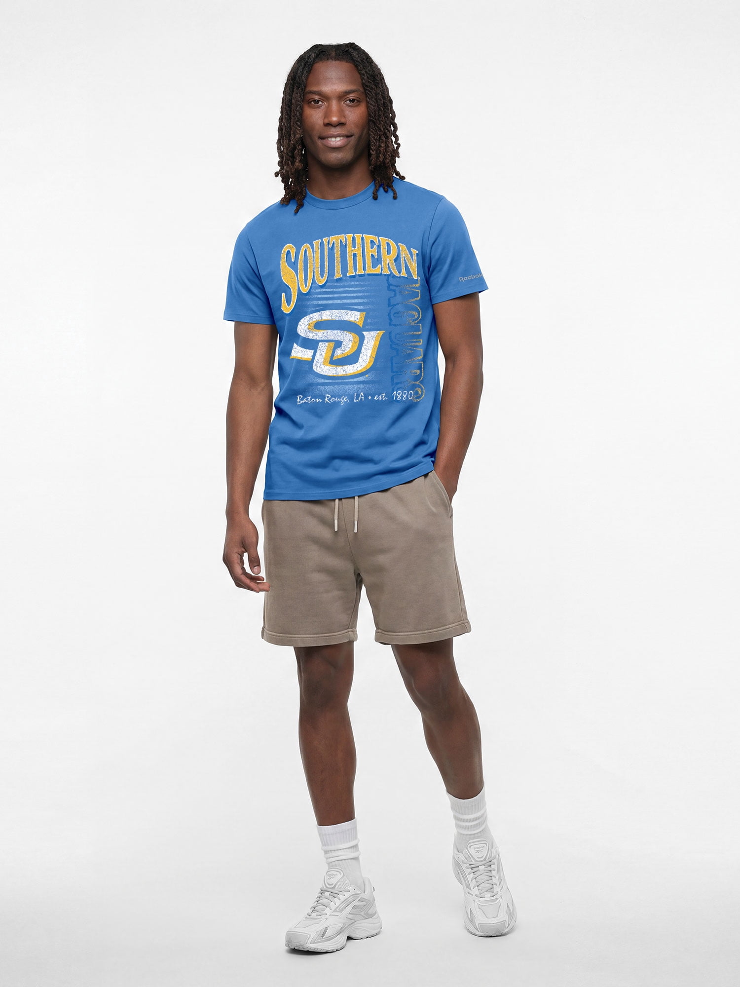 Southern University Jaguars Reebok Mens Crew Neck Short Sleeve T-Shirt
