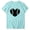 Blue, variant on WREESH Cute Women's Baseball Graphic Tee Fashion Round Neck Short Sleeve Blouse with Trendy Print Beige