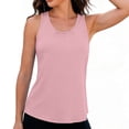 thumbnail image 4 of ZHYou No Boundrie Women's Scoop Neck Tank Tops Lightweught Sleeveless Workout Loose Fit Pullover Casual Yoga Tops for Women Pink Size XL, 4 of 7