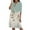 Mint Green, variant on ibuvkizy 2 Piece Sets for Women Fall Winter Outfits,Two-Piece Women's Summer Printed Round Neck Elegant A Line Sling Dress and Half Sleeve Cardigan Tops Set Suit