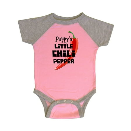 

Inktastic Pappy s Little Chili Pepper Gift Baby Boy or Baby Girl Bodysuit