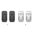 thumbnail image 4 of Guardoinrt Support d'Ordinateur Portable Réglable en Alliage d'Aluminium Double Angle Solide pour Stabilité et Confort Portable Invisible 1 Paire de Noir, 4 of 6
