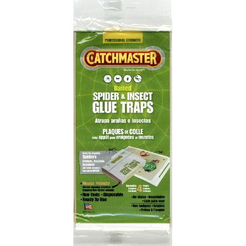 Spider Insect Glue Trap 4 Professional Strength Traps Per Package Walmart Com Walmart Com