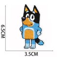 thumbnail image 4 of SHAR Cartoon Puppy Embroidered Cloth Stickers - Set of 16, 4 of 5