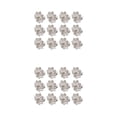 thumbnail image 3 of Servilleteros de metal Injueey paquete de 12 Colorfast Decoraciones Plata, 3 of 6