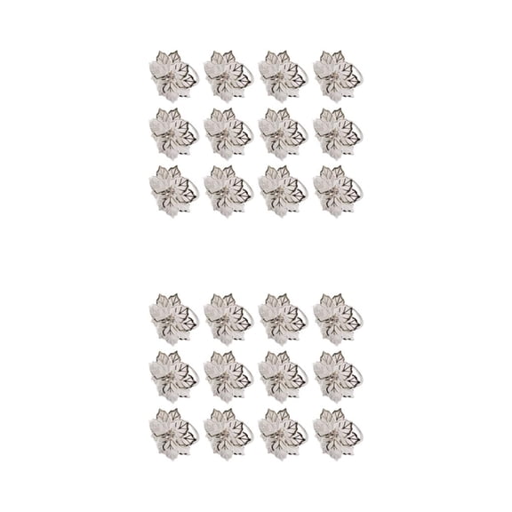 Inteprter 12 paquetes/lote de servilleteros de Metal de aplicación amplia para clubes y familias elegantes decoraciones de aleación Type1 NO1