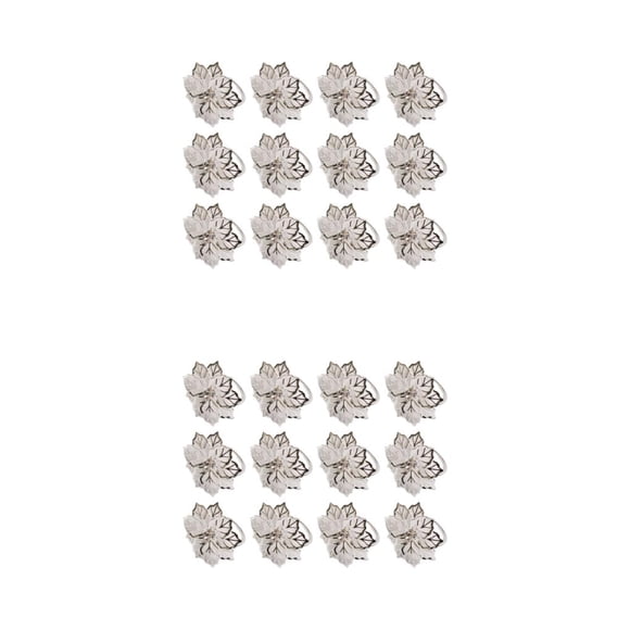 Inteprter 12 paquetes/lote de servilleteros de Metal de aplicación amplia para clubes y familias elegantes decoraciones de aleación Type1 NO1