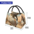 thumbnail image 2 of Fuzoiu Hiking Duck Print Portable Insulation Lunch Bag,Large Lunch Box,Container Reusable Leakproof Tote for Work, Travel, and Outdoor Activities, 2 of 6