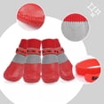 thumbnail image 5 of 4PCS Anti-Slip Cute Pet Paw Protectors Waterproof Warm Dog Foot Covers Winter Dog Shoes Puppy Boots Dog Snow Shoes RED XL 12.5-20KG, 5 of 8