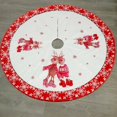 thumbnail image 2 of Falda para árbol de Navidad, 120 cm, adorno navideño para decoración de fiestas navideñas, 1 unidad, 2 of 4
