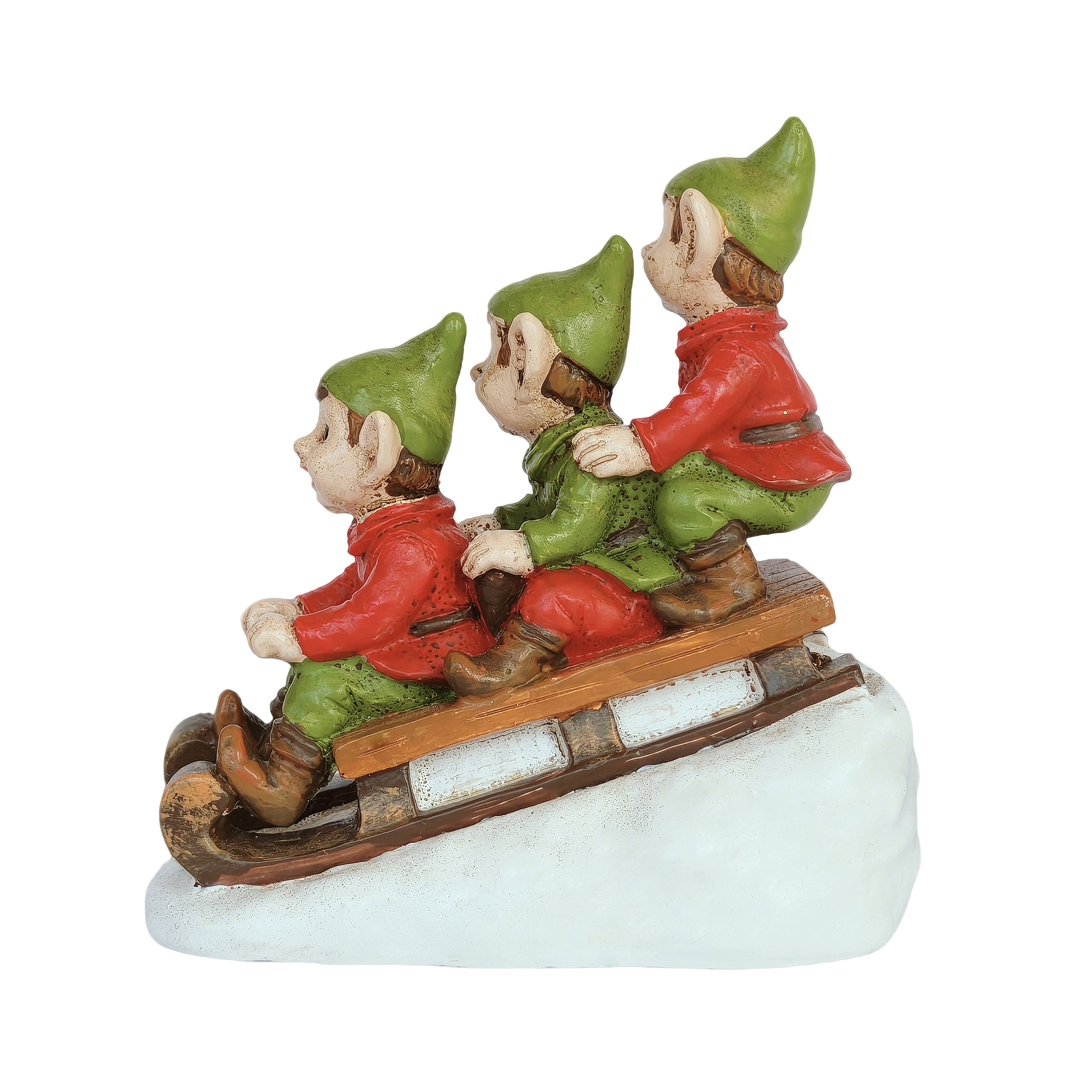 The Great Elf Slide Christmas Village Decorative Figurine, Multicolor, 3.8", by Holiday Time