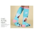 thumbnail image 4 of 2 Pair Merino Wool Ski Socks Kids, Knee-high Warm Thermal Snowboard Skating Socks for Boys Girls Toddler, 4 of 4
