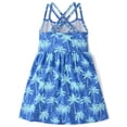 thumbnail image 3 of The Children's Place Girls Sleeveless Printed Cross Back Dress, Sizes XS-XXL, 3 of 4