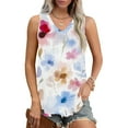 thumbnail image 2 of Summer Tops For Women 2026 Organic Cotton White Tank Top Women Plus Size Tunic Tops For Women Loose Fit Dressy T Shirts For Women Trendy, 2 of 6