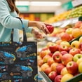 thumbnail image 5 of Construction Themed Reusable Fabric Tote Bag - Large Capacity Washable & Foldable, 5 of 5