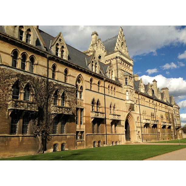 University Architecture Oxford Christchurch College24 Inch By 36 Inch