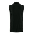 thumbnail image 5 of Women's Sleeveless Blazer Vest Single Button Lapel Open Front Suit Waistcoat for Business Casual Office Wear L, 5 of 6