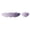 Deep purple gray pur, variant on Whaledi Cooling Gel Wrist Pad Set For Typing Comfort Cloud Texture Mouse Keyboard Mat