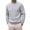 Gray, variant on Voska Mens Sweater Crewneck Cable Knit Pullover Twist Textured, Regular Fit, Long Sleeve, Solid Color, Warm, Fall Winter Clothing Black L