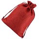 thumbnail image 2 of Matsuzay 50 Uds. Bolsa de lino con cordón organizador de joyas bolsa de almacenamiento de té portátil para el hogar Almacenamiento y organización del hogar vino rojo 8x10cm Matsuzay HA5722-17, 2 of 6