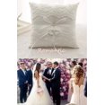 thumbnail image 5 of Almohada para anillos de boda, almohada para portadores de anillos de marfil, cojín para portadores de anillos para fiesta de bodas (R17) ER, 5 of 5