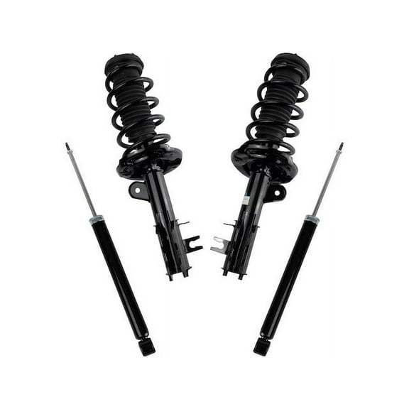 Front and Rear Shock Strut and Coil Spring Kit - Compatible with 2015 - 2020 Chevy Trax FWD 2016 2017 2018 2019