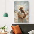 thumbnail image 4 of Jesus Healing Woman Wall Decor Art, Jesus Hugging Woman Painting, Bible Canvas Mural Print Photo Art Painting Canvas Poster Home Decorative Bedroom Modern Decor Posters Gifts 20x30inch(50x75cm), 4 of 6